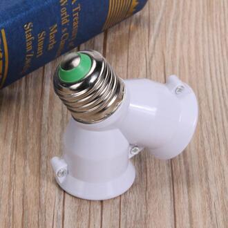 E27 2 Splitter Adapter Converter Socket LED Y-vorm Light Bulb Lamp Splitter Adapter Converter 2 Heads Schroef Lampvoet houder