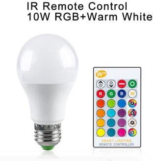 E27 85-265V LED Lamp RGB 15W Wifi APP Controle Smart Lamp 5W 10W RGBW RGBWW LED lamp IR Afstandsbediening Home Verlichting лампочки IR RGBWW 10W