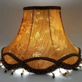 E27 Art Deco Lampenkap Voor Floor Lamp Schilderij Bloem Abstract Patroon Textiel Stoffen Lampenkap Moderne Stijl Lamp Cover