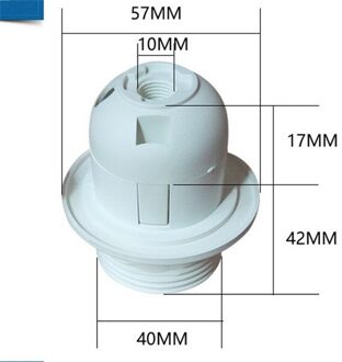 E27 base plastic Clip soort lamphouder E27 draad lamphouder E27 semi draad lamphouder volledige Draad e27 base Full draad