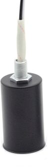 E27 E14 Keramische Schroef Base Ronde Led Light Bulb Lamp Socket Holder Adapter Gloeilampen Sockets Zwart/Wit/Goud/Chroom zwart / E14
