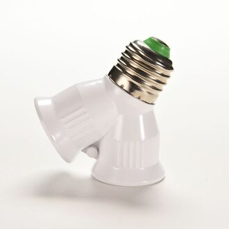 E27 Lampen Houder Wit Lamp Base Socket Converter Verlichting 1 Naar 2 Splitter Passen Converter E27 Led Halogeen licht