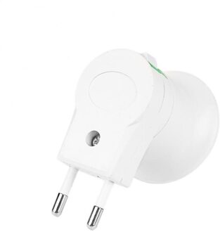E27 Lamphouder Led Licht Mannelijke Sochet Base Type Ac Power 220V Eu Plug Lamphouder Lamp Adapter Converter aan/Uit Schakelaar