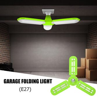 E27 Led Drie-Blad Garage Licht Magazijn Vouwen Lampen Koud Wit Led Industriële Opvouwbare Lichten