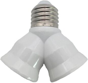 E27 Om 2 E27 Lamphouder Converter Led Halogeen Y-vorm Light Bulb Lamp Adapter Converter Home Licht Accessoires Lamp houder