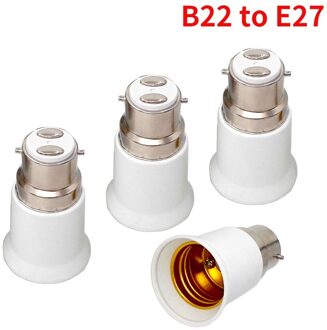 E27 Om B22, b22 Om E27 Licht Socket Adapter 250V2A Pbt Behuizing Ce Rohs Led Lamp Base Houder Socket Converter B22 to E27