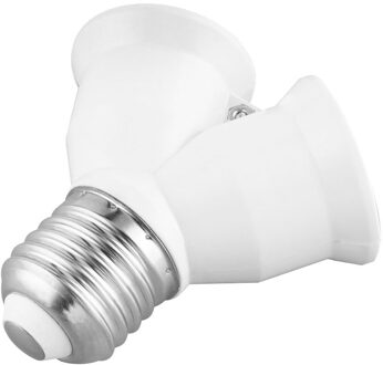E27 Om E27 Een-Verdeeld-Twee Gloeilamp Base Y Vorm Lamp E27 Splitter Lamphouder Adapter licht Houder Converter