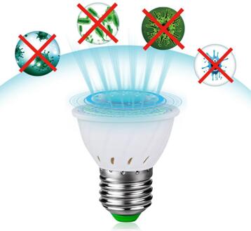 E27 Uv Desinfection Lamp E14 Led Sterilisator Lamp Uvc Kiemdodende Lamp GU10 Ultraviolet Licht 72 112 Luces Led Uvc Lamp cocina -GU10 72leds 110V