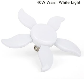 E27 Vouwen Garage Licht Led Garage Verlichting Lamp 40W Professionele Plafondlamp Verstelbare Industriële Verlichting Hoge Baai warm licht