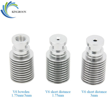 E3D V6 Heat sink Direct 1.75mm 3.0mm Filament Bowden For V6 J-head Wade Extruder Radiator 3D Printer Parts Remote Heat sink