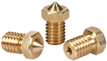 E3D V6&V5 J-Head Brass Nozzle 3D Printer Extruder Nozzles 0.2/0.25/0.3/0.4/0.5/0.6/0.8/1.0 mm For 1.75mm Filament Hotend