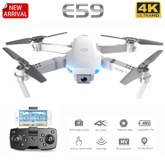 E59 RC Drone 4K HD Camera Professional Aerial Photography Helicopter 360 Degree Flip WIFI Real Time Transmission Quadcopter