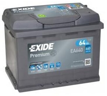 EA640 Premium Carbon Boost 12V 64 Ah 640A Autobatterij 3661024034227