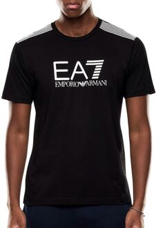 EA7 7-Lines Crew T-shirt Heren - XXL