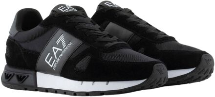 EA7 Black & White Legacy Sneakers Heren zwart - wit - 44 2/3