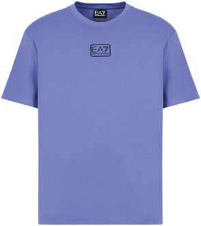 EA7 Core Identity Cotton Shirt Heren blauw - L