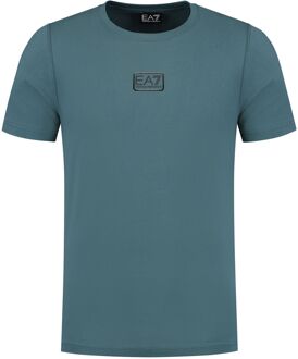 EA7 Core Identity Cotton Shirt Heren blauw - L