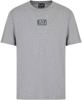 EA7 Core Identity Cotton Shirt Heren grijs - XL