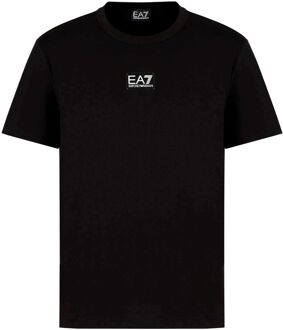 EA7 Core Identity Cotton Shirt Heren zwart - L