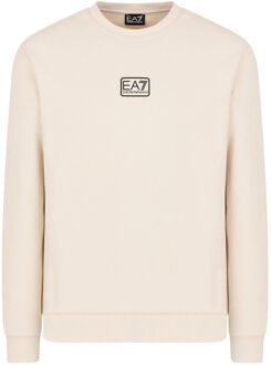 EA7 Core Identity Crew Sweater Heren beige - L