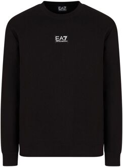 EA7 Core Identity Crew Sweater Heren zwart - M