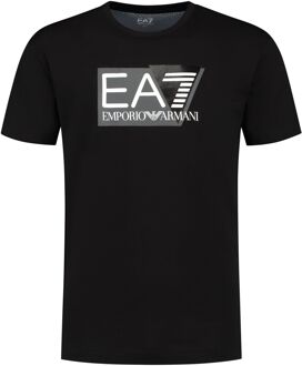 EA7 Cotton Visibility Shirt Heren zwart - grijs - wit