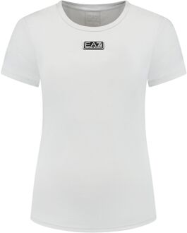 EA7 Dynamic Athlete Natural Ventus7 Shirt Dames lichtgrijs - M