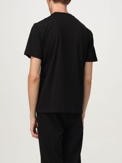 EA7 Grafische Print Korte Mouwen T-shirt Zwart