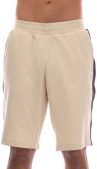 EA7 Heren Emporio Armani EA7 Logo Serie Katoen-Mix Bermuda in Beige