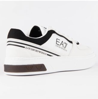 EA7 herensneakers met patch - maat EU 45 Wit