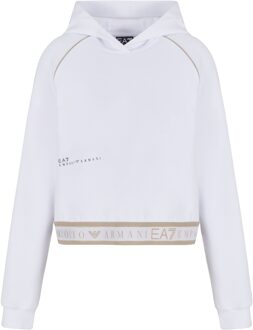 EA7 Hooded Sweatshirt - maat XL Wit