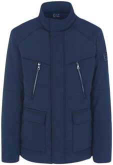 EA7 Jas jacket w23 navy Blauw - XL