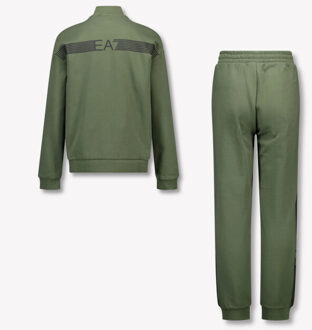 EA7 Kinder jongens joggingpak in Bruin/groen - 104