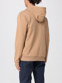 EA7 Logo Echtgenoot Hoodie Bruin