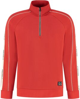 EA7 Logo Series Half-Zip Sweater Heren - XXL