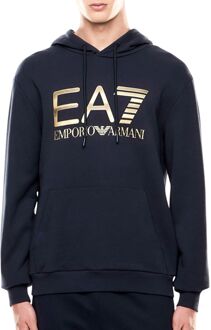 EA7 Logo Series Oversized Logo Hoodie Heren - XL