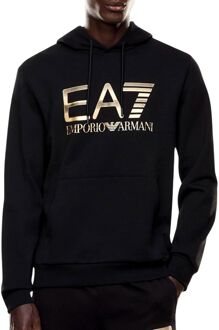 EA7 Logo Series Oversized Logo Hoodie Heren