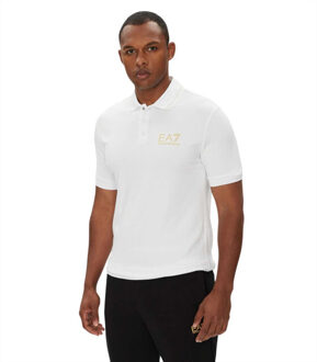EA7 Polo s25 vii wit Goud - L