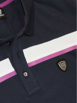 EA7 Polo shirt 18 1554 - maat S Blauw
