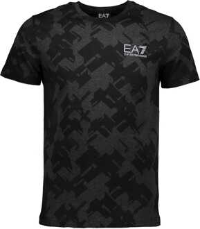 EA7 Polo t-shirt camou Zwart - XS