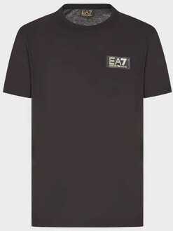EA7 T-shirt 23 xii zwart Goud - L