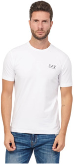 EA7 T-shirt - Mannen - wit/zwart