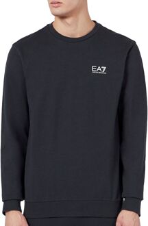 EA7 Train Core ID Crew Sweater Heren donker blauw - wit