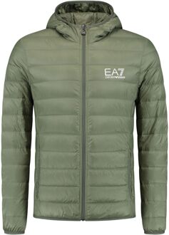 EA7 Train Core ID Down Light Hoodie Jas Heren groen - S