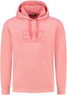 EA7 Train Dyed Summer Hoodie Heren roze - XXL
