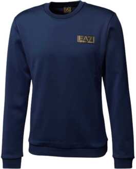 EA7 Trui sweater w23 navy xiii blau Blauw - M