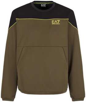 EA7 Trui sweatshirt w21 ii night gr Groen