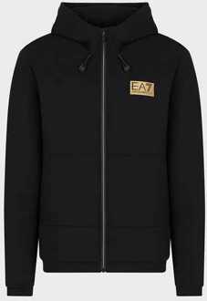 EA7 Vest sweatshirt w23 zwart Goud - XXXL