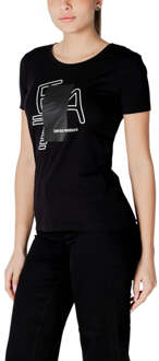 EA7 Vrouwen T-Shirt Zwart - S