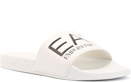 EA7 Watersport Slippers PVC Heren Wit/Zwart Slippers - EU 43 / UK 9